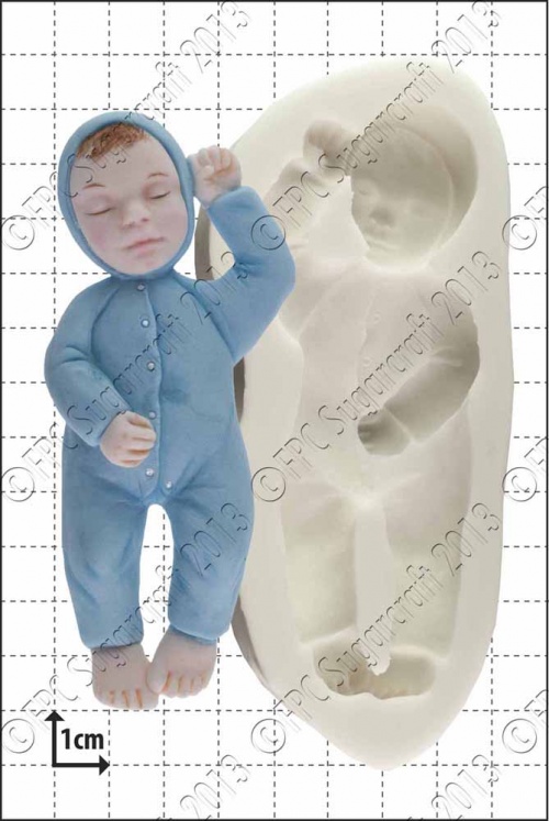 'Sleeping Baby' Silicone Mould